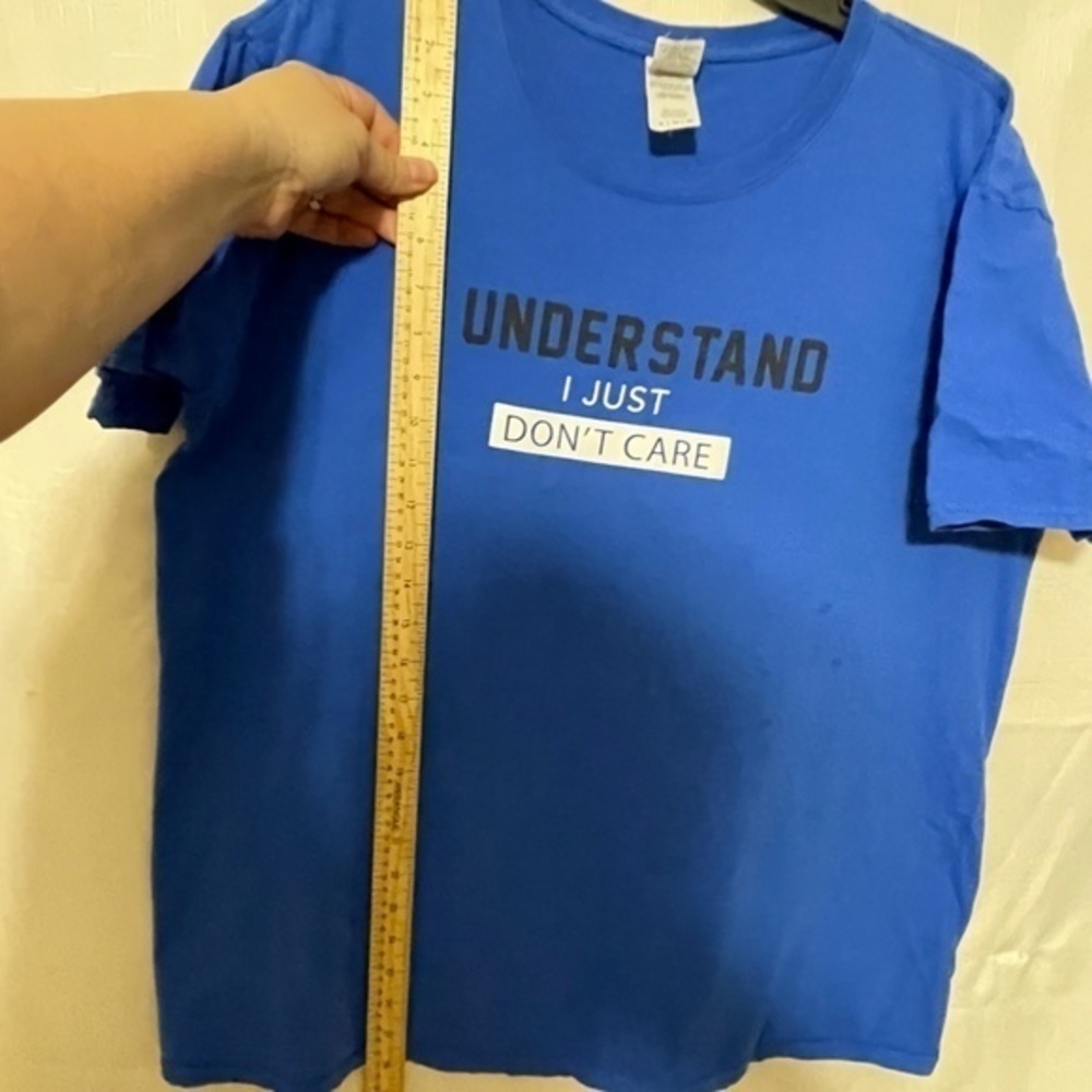 3/$25 Gildan Soft Style Ring Spun Graphic T-Shirt Blue Short Sleeve Mens Size XL - Picture 9 of 11